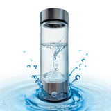 Hydrogen Water Bottle Generator, Hydro Water Bottle Machine, 450ml Portable Rechargeable Water Ionizer with True SPE PEM Technology Improves Water Quality within 3 Minutes for Home, Travel, Daily Use